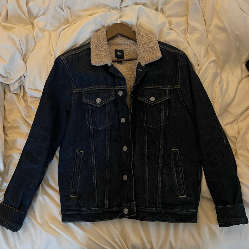 Gap Faux Shearling Jean Jacket